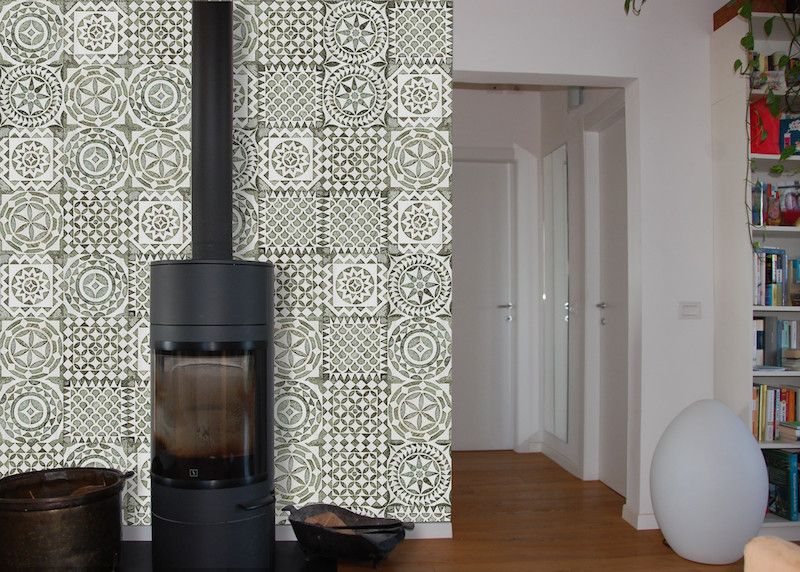 Design wallpaper Romanesque